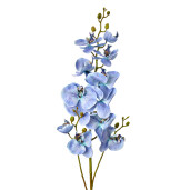 Orhidee artificiala albastra 15x8x116 cm