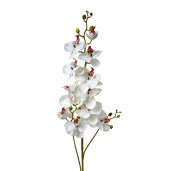 Orhidee artificiala alba 15x8x116 cm