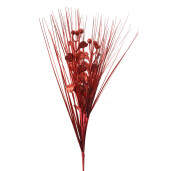 Floare artificiala rosie 31x6x78 cm