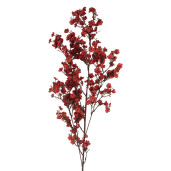 Floare artificiala rosie maro 10x8x104 cm