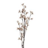 Floare artificiala alba maro 8x8x110 cm