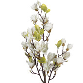 Magnolie alba artificiala in ghiveci 20x15x120 cm