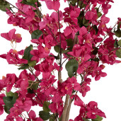 Floare Bougainvillea roz artificiala in ghiveci 40x40x180 cm