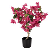 Floare Bougainvillea roz artificiala in ghiveci  30x30x90 cm