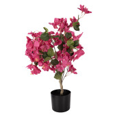 Floare Bougainvillea roz artificiala in ghiveci  30x30x90 cm
