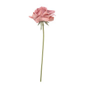 Trandafir roz artificial 10x10x35 cm