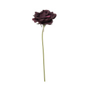 Trandafir violet artificial 10x10x35 cm