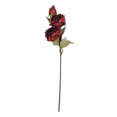 Floare artificiala rosie verde 16x16x72 cm