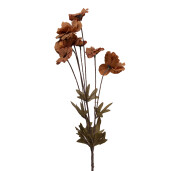 Floare artificiala portocalie maro 6x8x80 cm