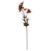 Floare artificiala portocalie maro 6x8x80 cm