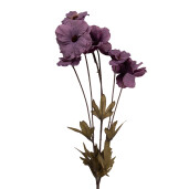 Floare artificiala violet verde 6x8x80 cm