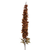 Floare artificiala portocalie maro 8x8x124 cm
