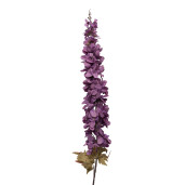 Floare artificiala violet verde maro 8x8x124 cm
