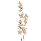 Floare artificiala maro alba 10x10x110 cm