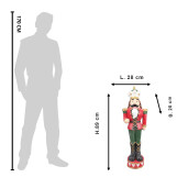 Figurina Spargatorul de Nuci polirasina 28x20x89 cm