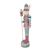 Figurina Iepuras polirasina multicolora 29x25x100 cm