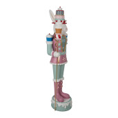 Figurina Iepuras polirasina multicolora 29x25x100 cm