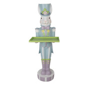 Figurina Iepuras Paste polirasina multicolora 44x41x123 cm