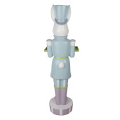 Figurina Iepuras Paste polirasina multicolora 44x41x123 cm
