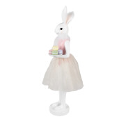 Figurina Iepuras Paste polirasina multicolora 20x17x76 cm