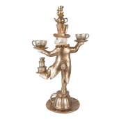 Figurina Iepuras Paste polirasina multicolora 35x22x58 cm