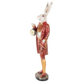 Figurina Iepuras Paste polirasina multicolora 17x17x72 cm