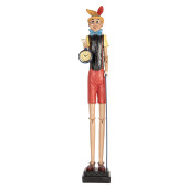 Figurina Pinochio polirasina multicolora 12x11x68 cm