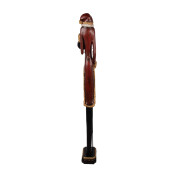 Figurina Mos Craciun polirasina multicolora 19x19x145 cm