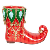 Decoratiune Cizma Elf polirasina multicolora 55x28x44 cm