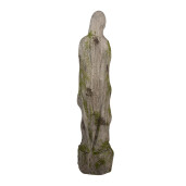 Figurina Fecioara Maria polirasina bej verde 15x15x67 cm
