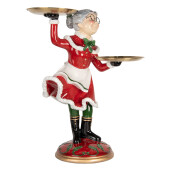 Figurina Craciunita polirasina multicolora 47x32x62 cm