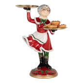 Figurina Craciunita polirasina multicolora 47x32x62 cm