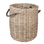 Set 3 cosuri ratan bej (3) Ø 60x54 cm / Ø 50x50 cm / Ø 40x44 cm