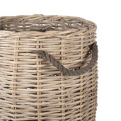 Set 3 cosuri ratan bej (3) Ø 60x54 cm / Ø 50x50 cm / Ø 40x44 cm