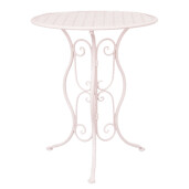 Set mobilier gradina fier alb 60x70 cm, 40x40x92 cm (2)