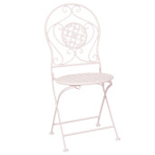 Set mobilier gradina fier alb 60x70 cm, 40x40x92 cm (2)