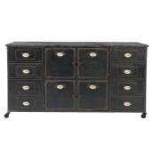 Comoda fier maro 152x44x86 cm