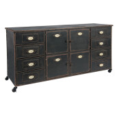 Comoda fier maro 152x44x86 cm