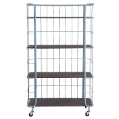 Raft 4 polite fier lemn 85x32x143 cm