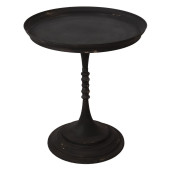 Masuta de cafea din fier negru antichizat Ø 60 cm x 68 h