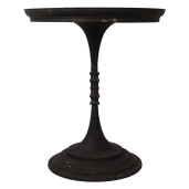 Masuta de cafea din fier negru antichizat Ø 60 cm x 68 h