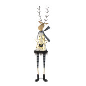 Figurina Ren metal 23x13x95 cm