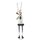 Figurina Ren metal 23x13x95 cm