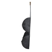 Raft suspendabil fier negru 35x41x66 cm