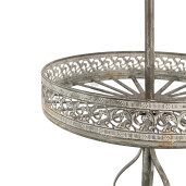 Suport flori fier gri 59x137 cm