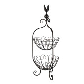Cos fier negru 26x72 cm