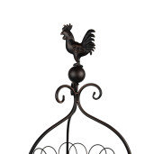 Cos fier negru 26x72 cm