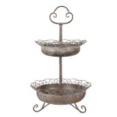 Platou supraetajat fier maro 37x61 cm