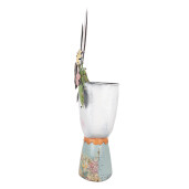 Ghiveci flori fier Iepuras 29x19x62 cm