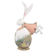Figurina Iepuras Paste metal 35x11x56 cm